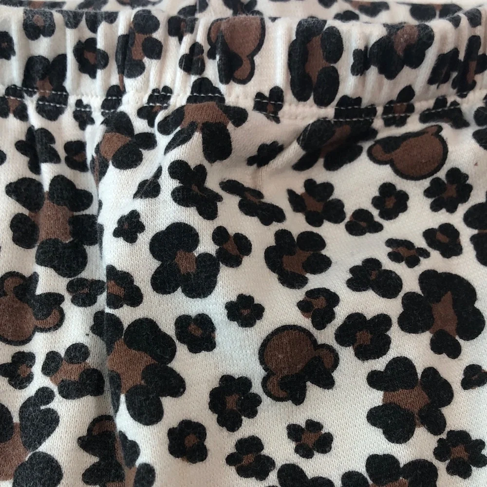 Disney 2 price set Animal Print Bows Tank Top & Leggings Top size Small Pants 5T